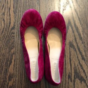 Brand new j crew cece maroon flats 7